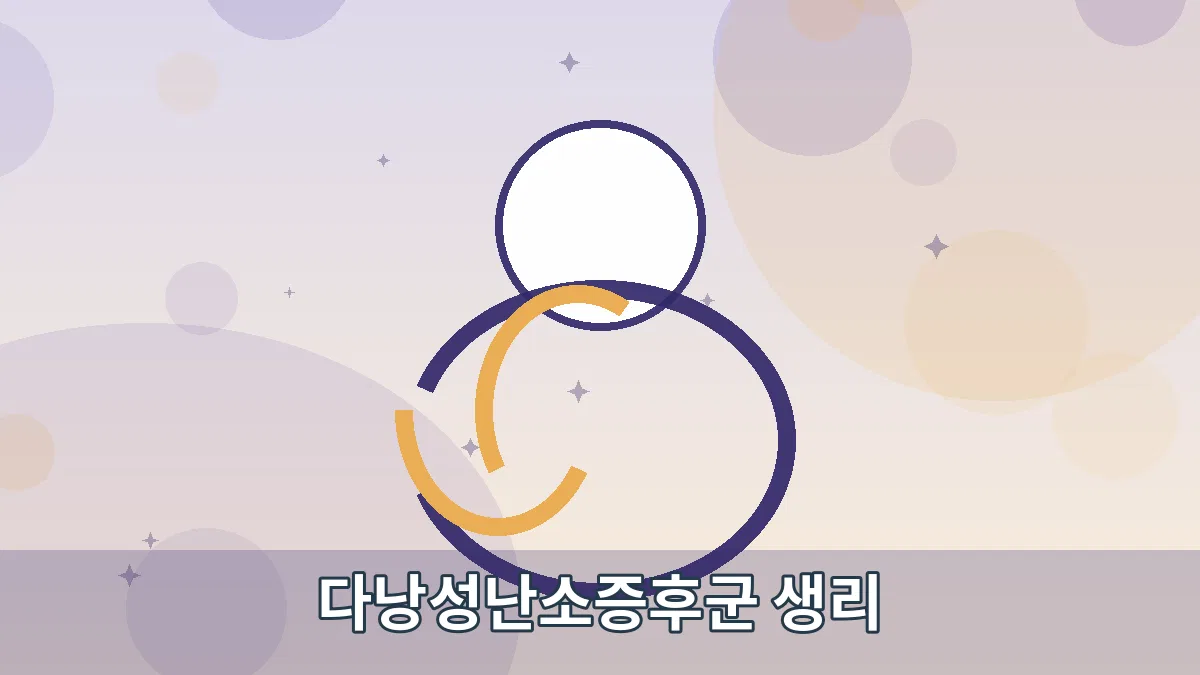 다낭성난소증후군 생리 안내 이미지 1